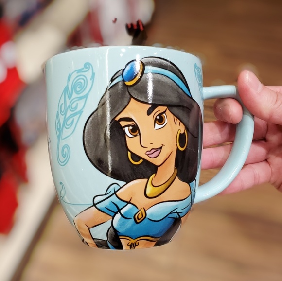 DISNEY PARKS PRINCESS JASMINE PORTRAIT CERAMIC MUG - Picture 2 of 3